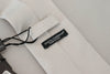 Dolce & Gabbana Off White Silk Patterned Narrow Mens Necktie Tie - GENUINE AUTHENTIC BRAND LLC  