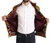 Dolce & Gabbana Multicolor Velvet DG Logo Mens Sweater Jacket - GENUINE AUTHENTIC BRAND LLC  