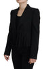 Dolce & Gabbana Black Single Breasted Fit Blazer Wool Jacket - GENUINE AUTHENTIC BRAND LLC  