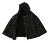 Dolce & Gabbana Gray Tweet Wool Shoulder Hat Hooded Scarf - GENUINE AUTHENTIC BRAND LLC  