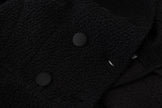 Dolce & Gabbana Black Wool Coat Blazer Wrap Jacket - GENUINE AUTHENTIC BRAND LLC  