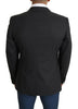 Dolce & Gabbana Gray Wool Single Breasted Coat Blazer - GENUINE AUTHENTIC BRAND LLC  