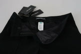Dolce & Gabbana Black High Waist Women Pants - GENUINE AUTHENTIC BRAND LLC  