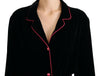 Dolce & Gabbana Black Button Belted Blazer Viscose Jacket - GENUINE AUTHENTIC BRAND LLC  