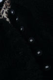 Dolce & Gabbana Black Cashmere Blend Faux Fur Coat Jacket - GENUINE AUTHENTIC BRAND LLC  