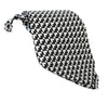 Dolce & Gabbana Black Patterned Mens Necktie 100% Silk Tie - GENUINE AUTHENTIC BRAND LLC  