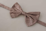 Dolce & Gabbana Gray Fantasy Print Adjustable Neck Papillon Bow Tie - GENUINE AUTHENTIC BRAND LLC  