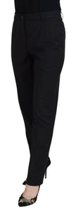 Dolce & Gabbana Black Women Formal Tapered Pants - GENUINE AUTHENTIC BRAND LLC  