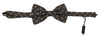 Dolce & Gabbana Black Fantasy Pattern Adjustable Neck Papillon Bow Tie - GENUINE AUTHENTIC BRAND LLC  