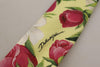 Dolce & Gabbana Multicolor Floral Print Adjustable Necktie Accessory Tie