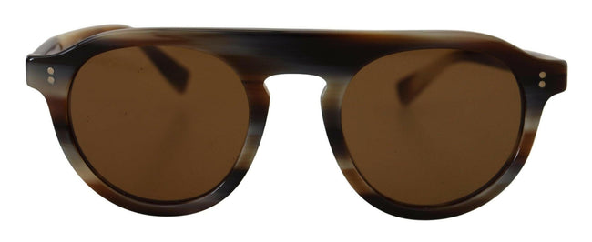 Dolce & Gabbana Brown Tortoise Oval Full Rim Eyewear DG4306 Sunglasses - GENUINE AUTHENTIC BRAND LLC  