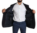 Dolce & Gabbana Black Wool Single Breasted NAPOLI Blazer - GENUINE AUTHENTIC BRAND LLC  