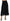 Dolce & Gabbana Black Silk Lace Trim High Waist Midi Skirt - GENUINE AUTHENTIC BRAND LLC  