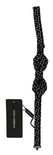Dolce & Gabbana Black Polka Dots Silk Adjustable Neck Papillon Men Bow Tie - GENUINE AUTHENTIC BRAND LLC  