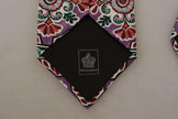 Dolce & Gabbana Multicolor Fantasy pattern Necktie Accessory - GENUINE AUTHENTIC BRAND LLC  