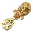 Dolce & Gabbana Gold Tone Brass Crystal Jewelry Dangling Pin Brooch - GENUINE AUTHENTIC BRAND LLC  
