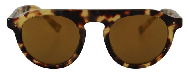 Dolce & Gabbana Brown Tortoise Oval Full Rim Shades DG4306F Sunglasses - GENUINE AUTHENTIC BRAND LLC  