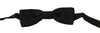 Dolce & Gabbana Black Polka Dots Silk Adjustable Neck Papillon Men Bow Tie - GENUINE AUTHENTIC BRAND LLC  
