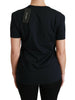 Dolce & Gabbana Blue Amore Patch Crewneck Cotton Top T-shirt - GENUINE AUTHENTIC BRAND LLC  