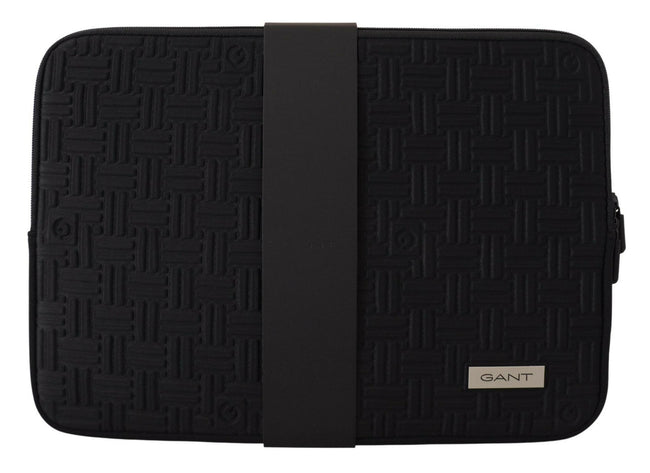 Gant Black Padded Pouch Bag Zipper Cover Sleeve Case - GENUINE AUTHENTIC BRAND LLC  