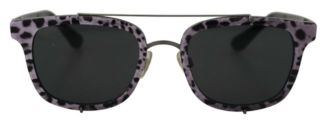 Dolce & Gabbana Purple Leopard Metal Frame Women Shades DG2175 Sunglasses - GENUINE AUTHENTIC BRAND LLC  
