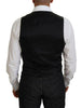 Dolce & Gabbana Black Virgin Wool Waistcoat Formal Vest - GENUINE AUTHENTIC BRAND LLC  