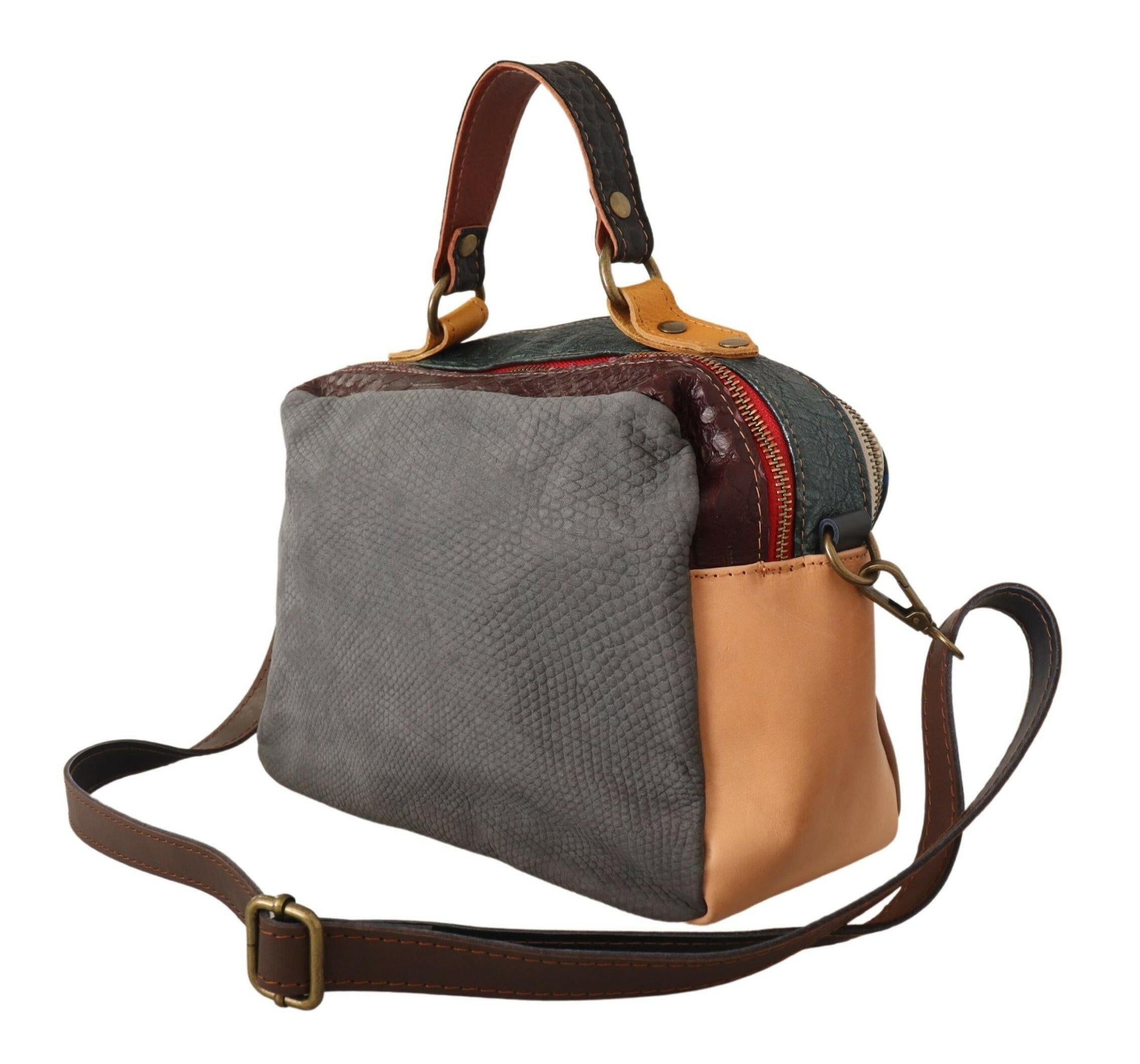 EBARRITO Multicolor Leather Shoulder Strap Top Handle Messenger Bag - GENUINE AUTHENTIC BRAND LLC  