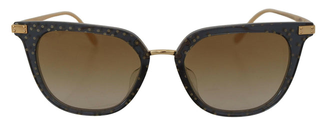 Dolce & Gabbana Black Dotted Acetate Frame Irregular Sunglasses - GENUINE AUTHENTIC BRAND LLC  