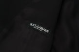 Dolce & Gabbana Black Virgin Wool Waistcoat Formal Dress Vest - GENUINE AUTHENTIC BRAND LLC  