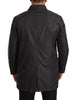 Dolce & Gabbana Black Polyester Mens Trench Coat Jacket - GENUINE AUTHENTIC BRAND LLC  