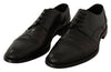 Dolce & Gabbana Black Leather Exotic Skins Formal Shoes - GENUINE AUTHENTIC BRAND LLC  