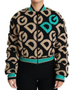Dolce & Gabbana Multicolor DG Logo Print Quilted Bomber Jacket - GENUINE AUTHENTIC BRAND LLC  