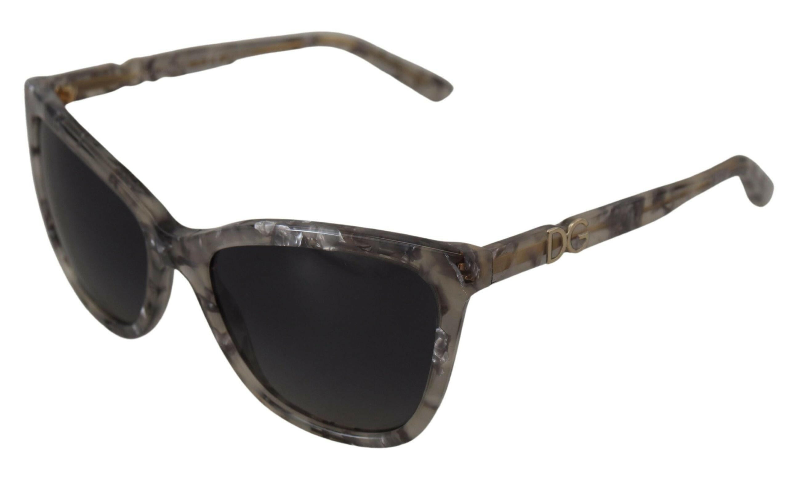 Dolce & Gabbana Grey Acetate Full Rim Cat Eye Frame DG4193 Sunglasses - GENUINE AUTHENTIC BRAND LLC  