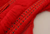 Dolce & Gabbana Red Mesh Trim Bodycon Sheath Midi Dress - GENUINE AUTHENTIC BRAND LLC  