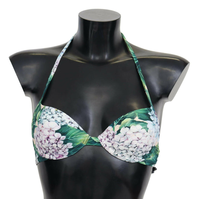Dolce & Gabbana Multicolor Floral Print Beachwear Bikini Tops - GENUINE AUTHENTIC BRAND LLC  
