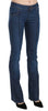 Just Cavalli Blue Low Waist Boot Cut Denim Pants Jeans - GENUINE AUTHENTIC BRAND LLC  