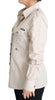 Dolce & Gabbana Beige Poplin Safari Fitted Pocket Shirt Top - GENUINE AUTHENTIC BRAND LLC  