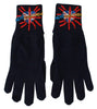 Dolce & Gabbana Blue #DGLovesLondon Embroidered Wool Gloves - GENUINE AUTHENTIC BRAND LLC  