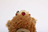 Dolce & Gabbana Teddy Bear Gold Crystal  Crown Tiara Diadem Hair Band - GENUINE AUTHENTIC BRAND LLC  
