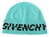 Givenchy Green Wool Beanie Unisex Logo Hat - GENUINE AUTHENTIC BRAND LLC  