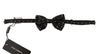 Dolce & Gabbana Black White Polka Dots Silk Neck Papillon Tie - GENUINE AUTHENTIC BRAND LLC  