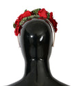 Dolce & Gabbana Multicolor Floral Roses Beaded Tiara Diadem - GENUINE AUTHENTIC BRAND LLC  