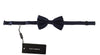 Dolce & Gabbana Blue Mens 100% Silk Adjustable Neck Papillon Tie - GENUINE AUTHENTIC BRAND LLC  