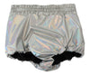Dolce & Gabbana Silver Holographic High Waist Hot Pants Shorts - GENUINE AUTHENTIC BRAND LLC  