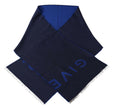 Givenchy Blue Wool Unisex Winter Warm  Scarf Wrap Shawl - GENUINE AUTHENTIC BRAND LLC  