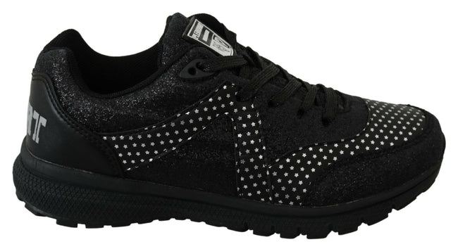 Philipp Plein Black Running Jasmines Sneakers Shoes - GENUINE AUTHENTIC BRAND LLC  