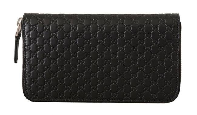 Gucci Black Wallet Microguccissima Leather Zipper wallet - GENUINE AUTHENTIC BRAND LLC  