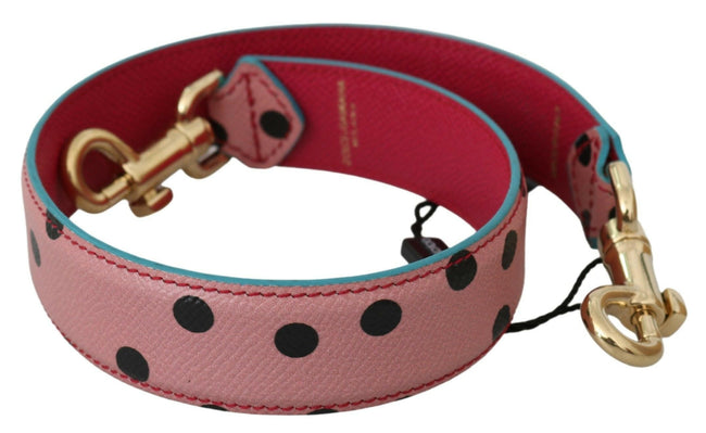 Dolce & Gabbana Pink Polka Dot Leather Shoulder Strap - GENUINE AUTHENTIC BRAND LLC  