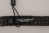 Dolce & Gabbana Gray Polka Dot 100% Silk Neck Papillon Tie - GENUINE AUTHENTIC BRAND LLC  