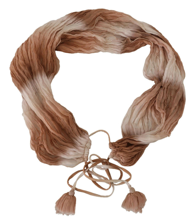 Ermanno Scervino Multicolor Silk Wrap Shawl Foulard Scarf - GENUINE AUTHENTIC BRAND LLC  